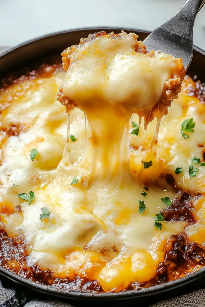 This Cheesy Beef Casserole Feeds the Whole Family