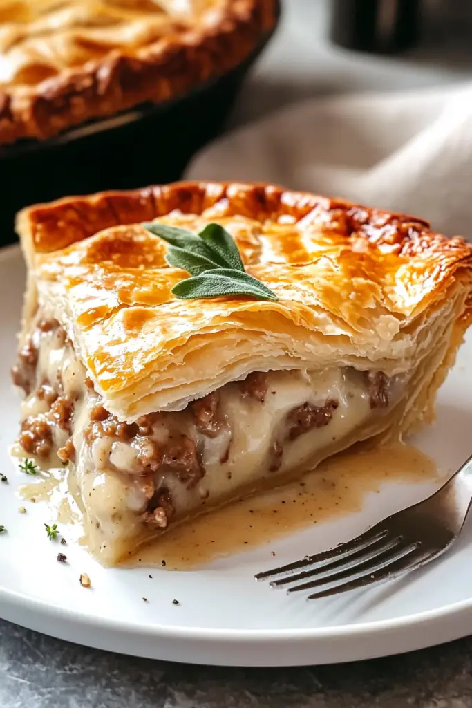 Savory Sausage Gravy Puff Pie Your Family Will Love