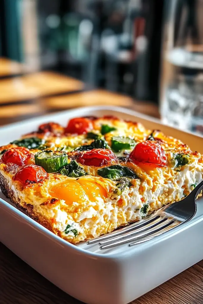 Cottage Cheese Egg Bake