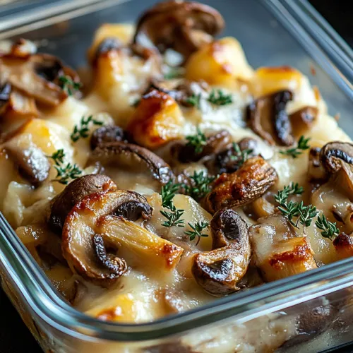 Mushroom Keto Casserole