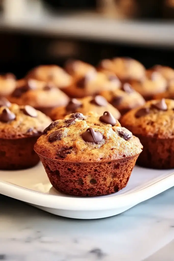 Moist Banana Chocolate Chip Muffins So Easy to Make