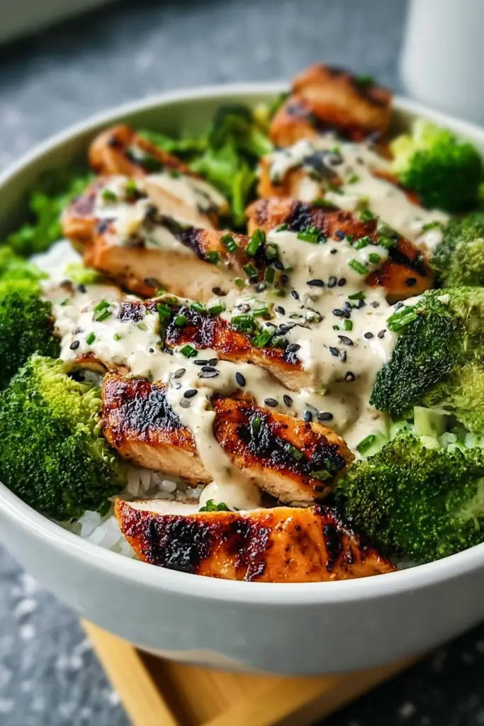 Grilled Chicken & Broccoli Bowls