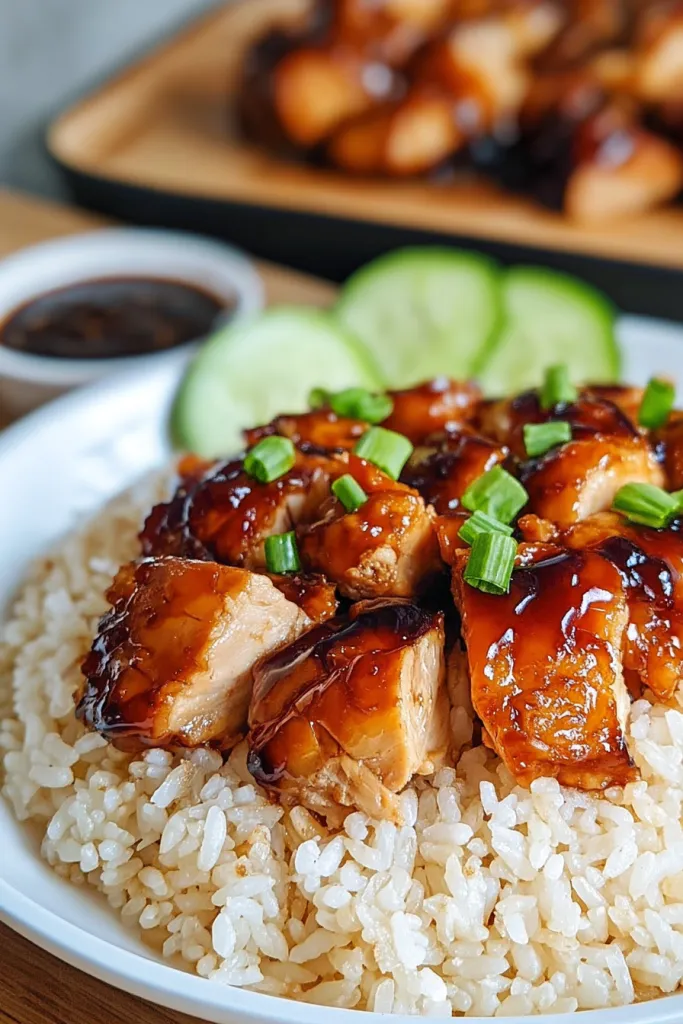 Honey BBQ Chicken Rice