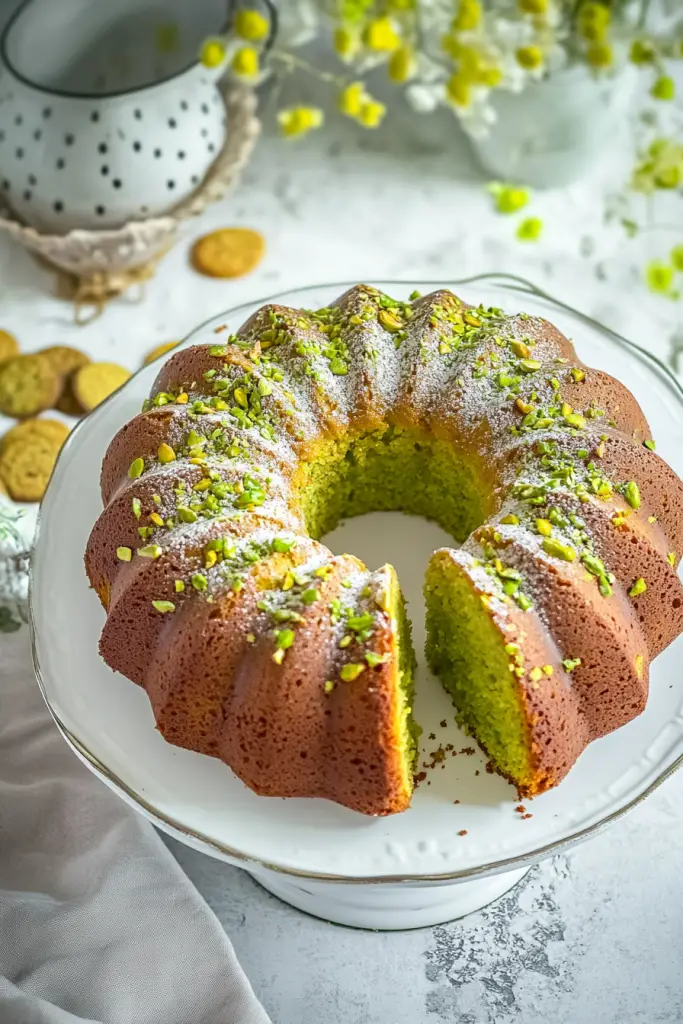 Pistachio Bundt Cake