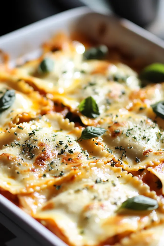 Easy Ravioli Lasagna Ready in Just a hour
