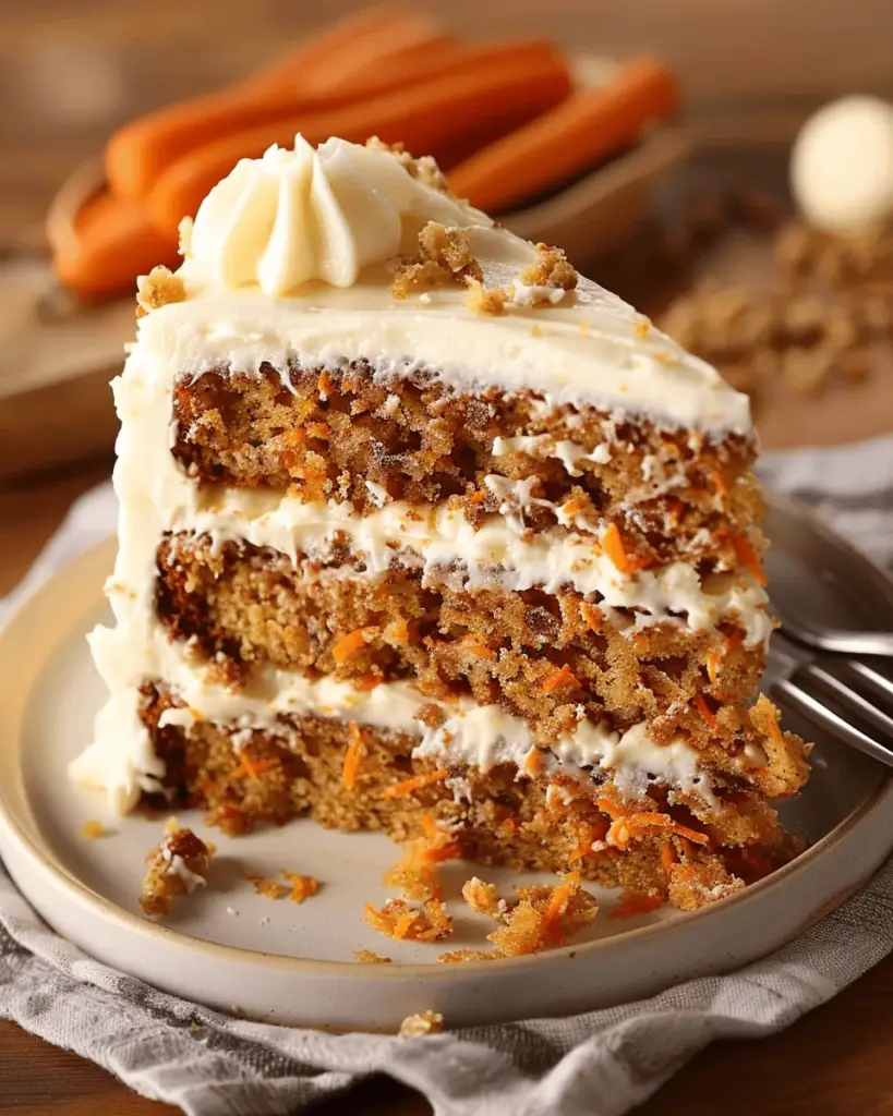 Carrot Cake with Cream Cheese Frosting