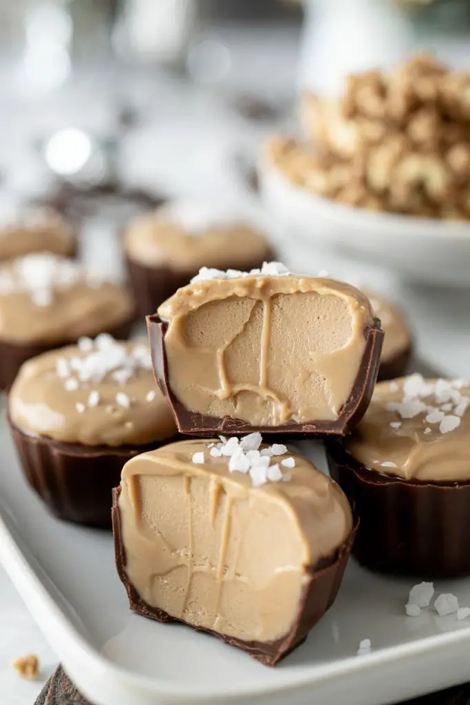 Frozen Peanut Butter Greek Yogurt Bites