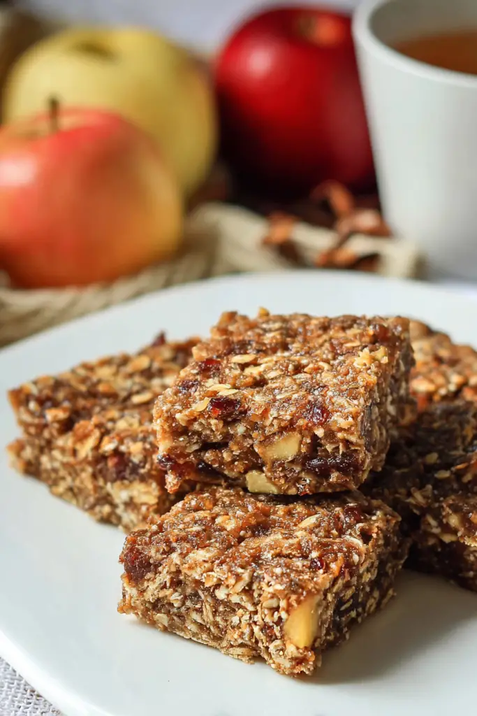 Apple Oat Date Bars