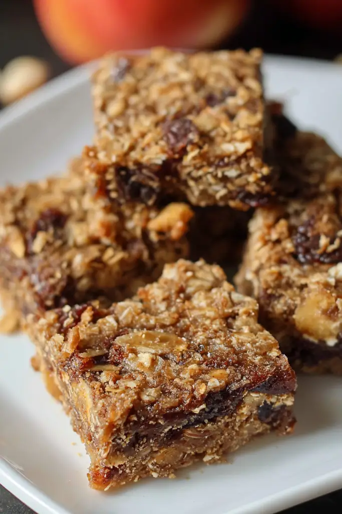 Apple Oat Date Bars