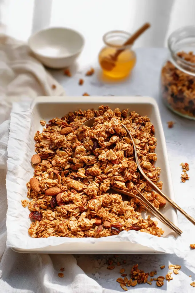 honey almond granola