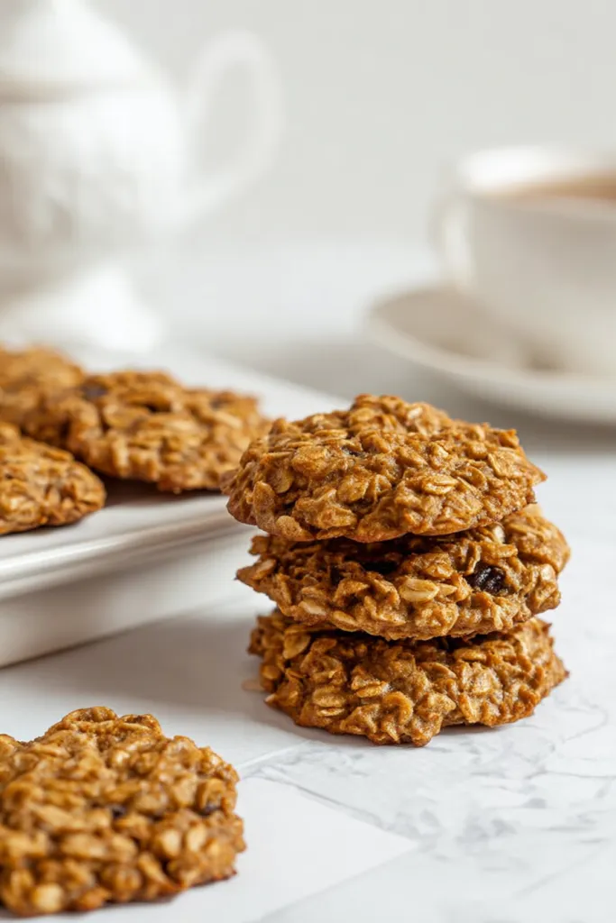Peanut Butter Banana Oatmeal Cookies