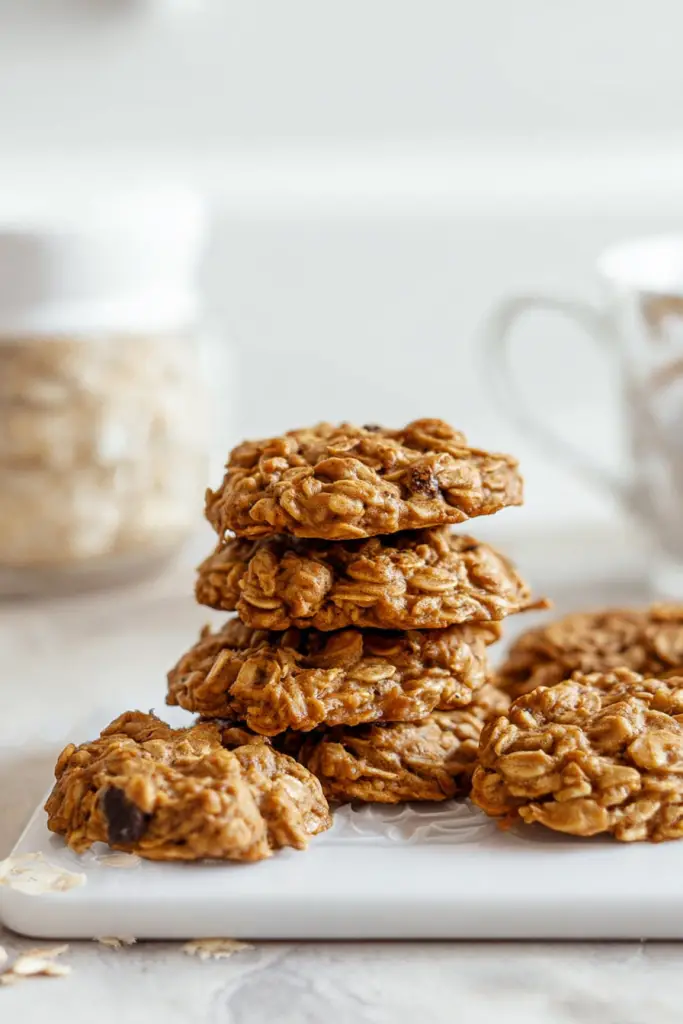 Peanut Butter Banana Oatmeal Cookies