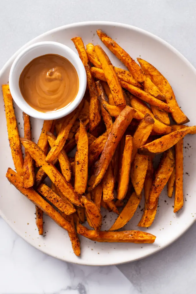 crispy oven baked sweet potato fries