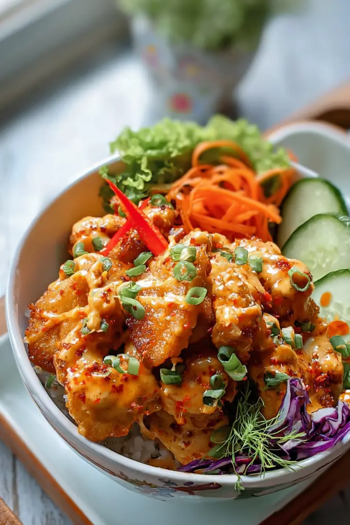 Bang Bang Chicken Bowl