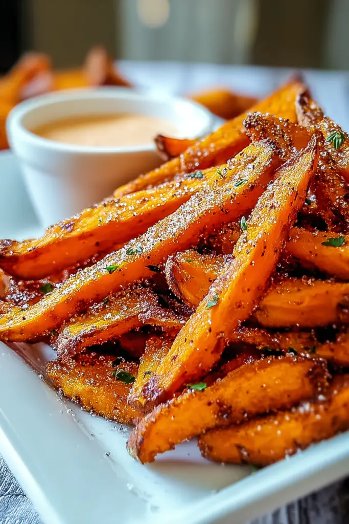 crispy oven baked sweet potato fries