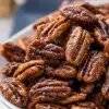 Easy Maple Candied Pecans