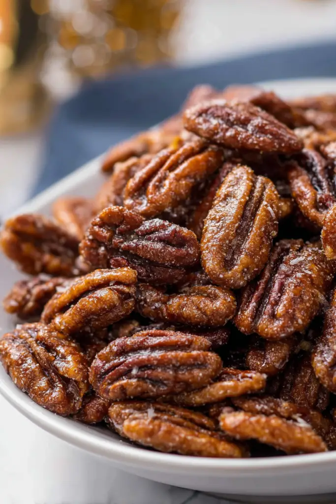 Maple Candied Pecans