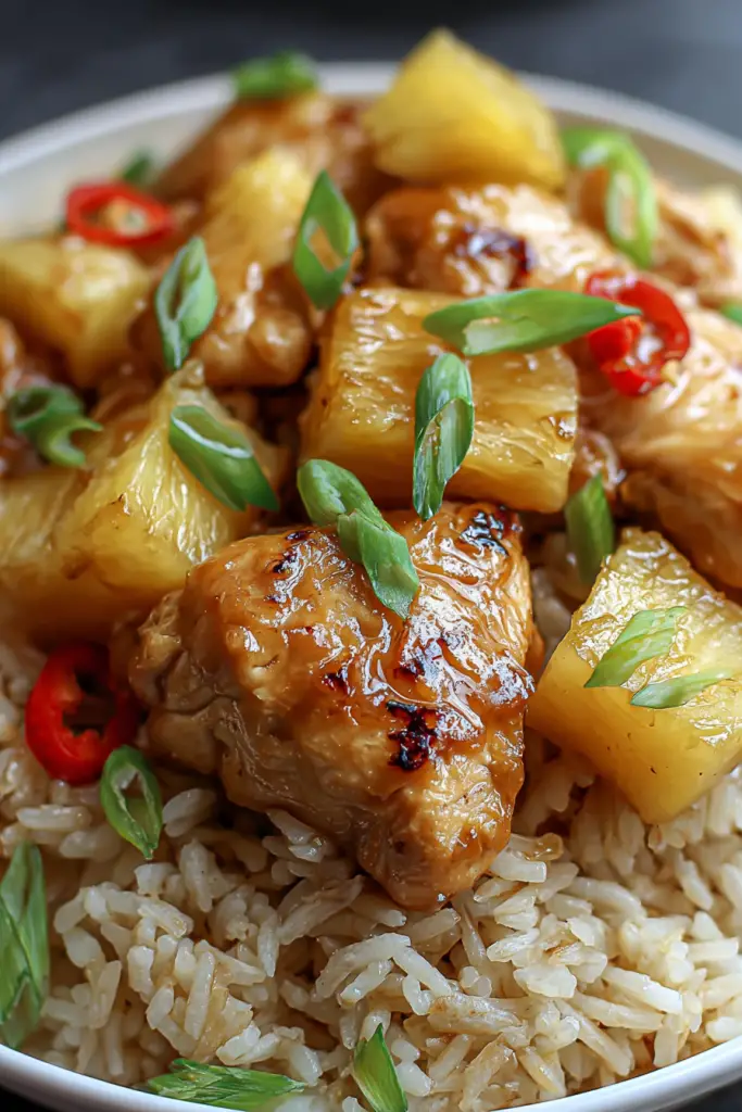 Pineapple Chicken and Rice