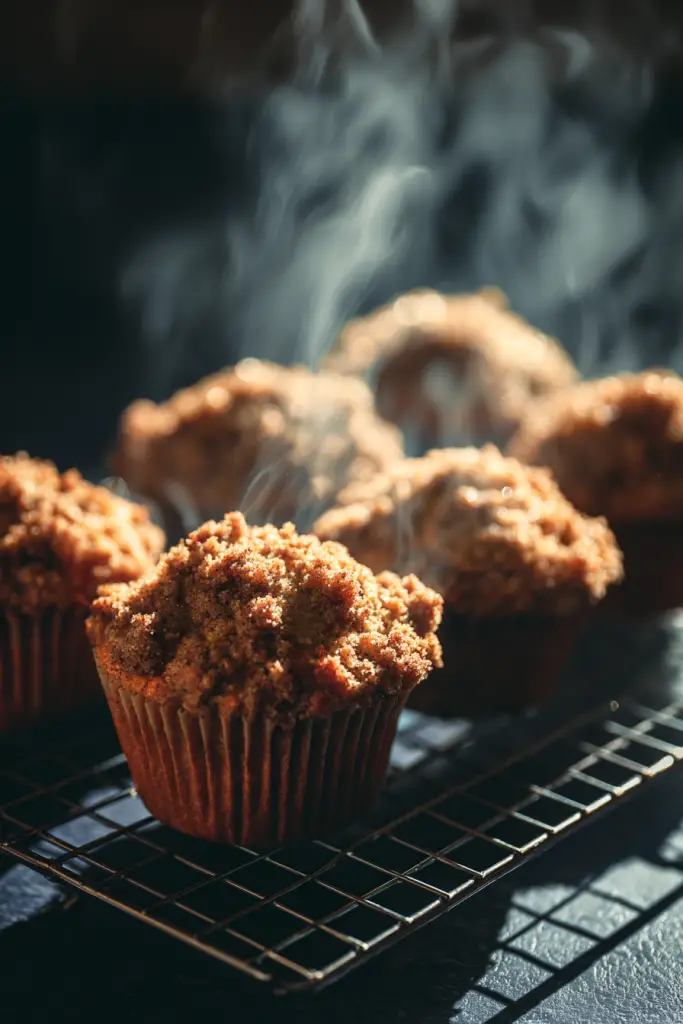apple cinnamon streusel muffins