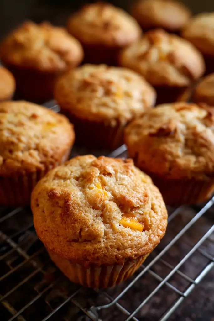 peach muffins recipe