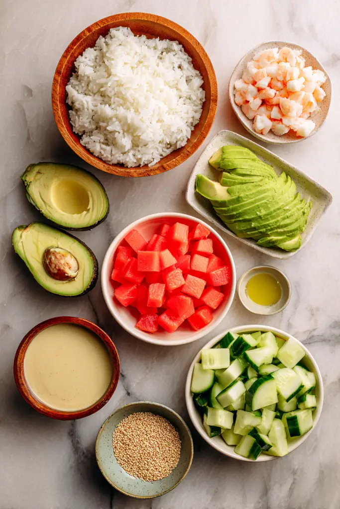 California Roll Sushi Bowls