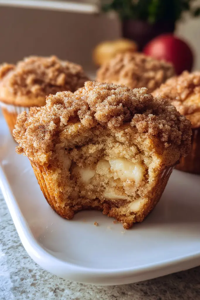 apple cinnamon streusel muffins