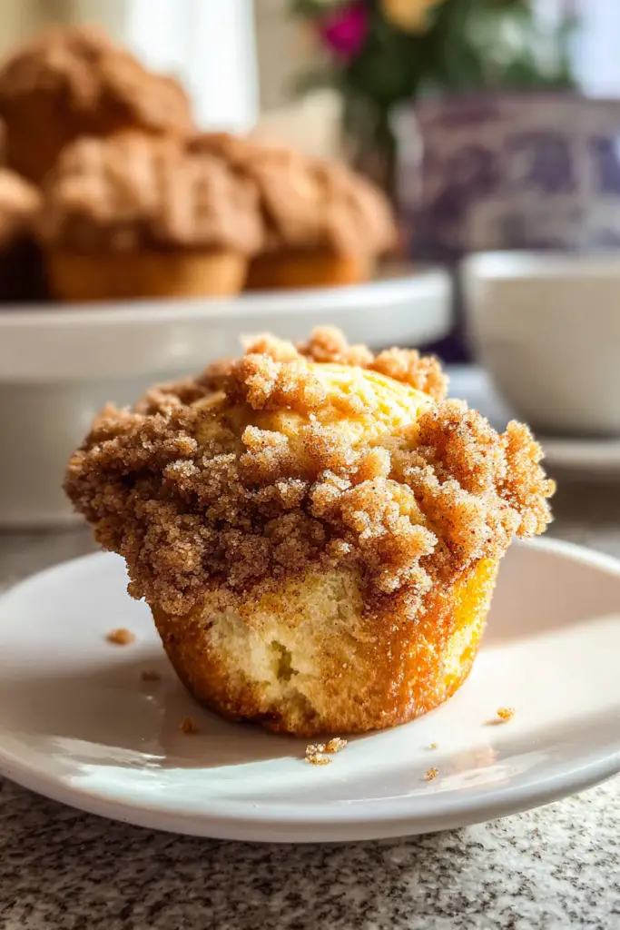 apple cinnamon streusel muffins