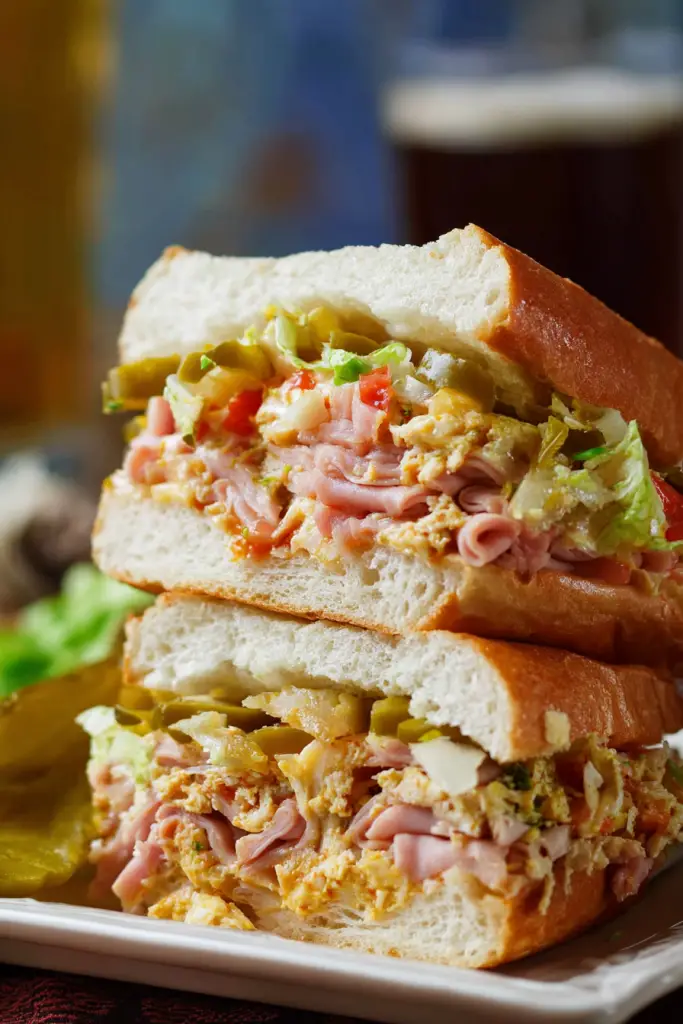 Cuban Chopped Grinder Sandwich