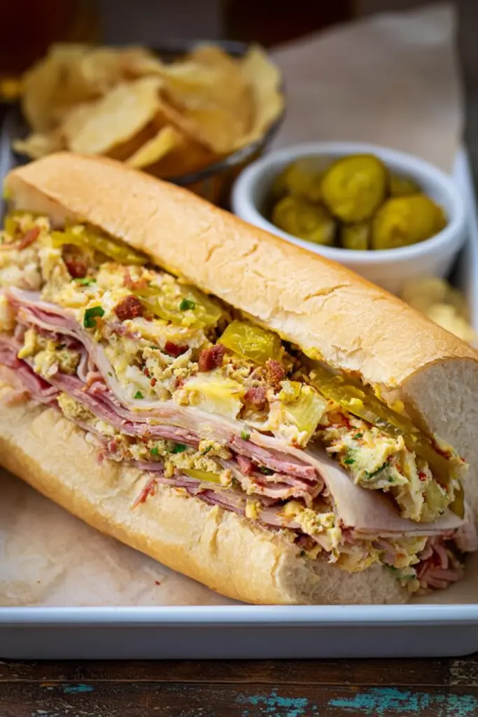 Cuban Chopped Grinder Sandwich