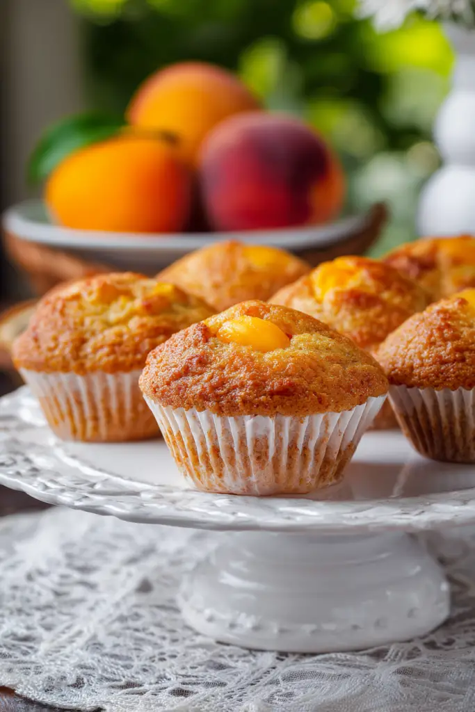 peach muffins recipe