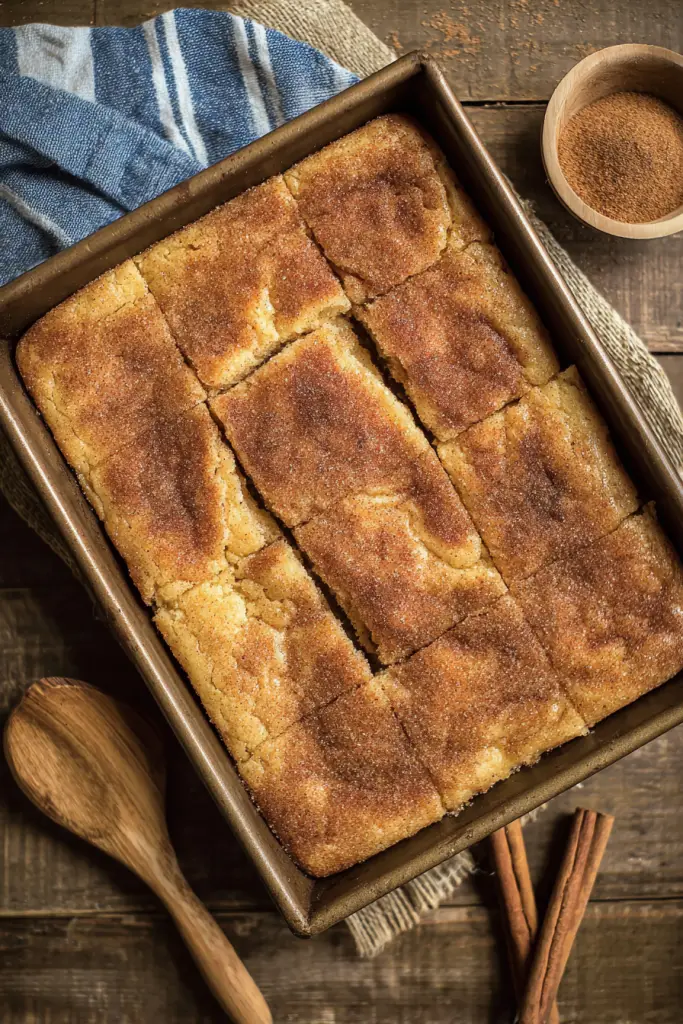 snickerdoodle cookie bars