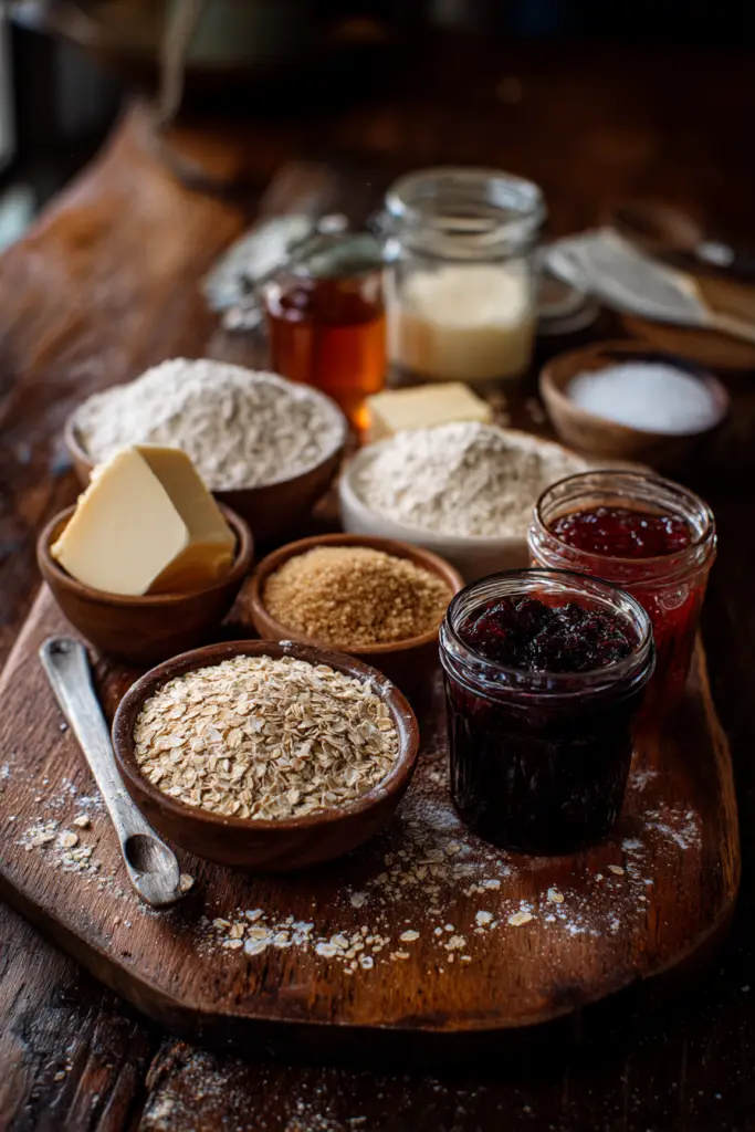  jam filled oatmeal bars
