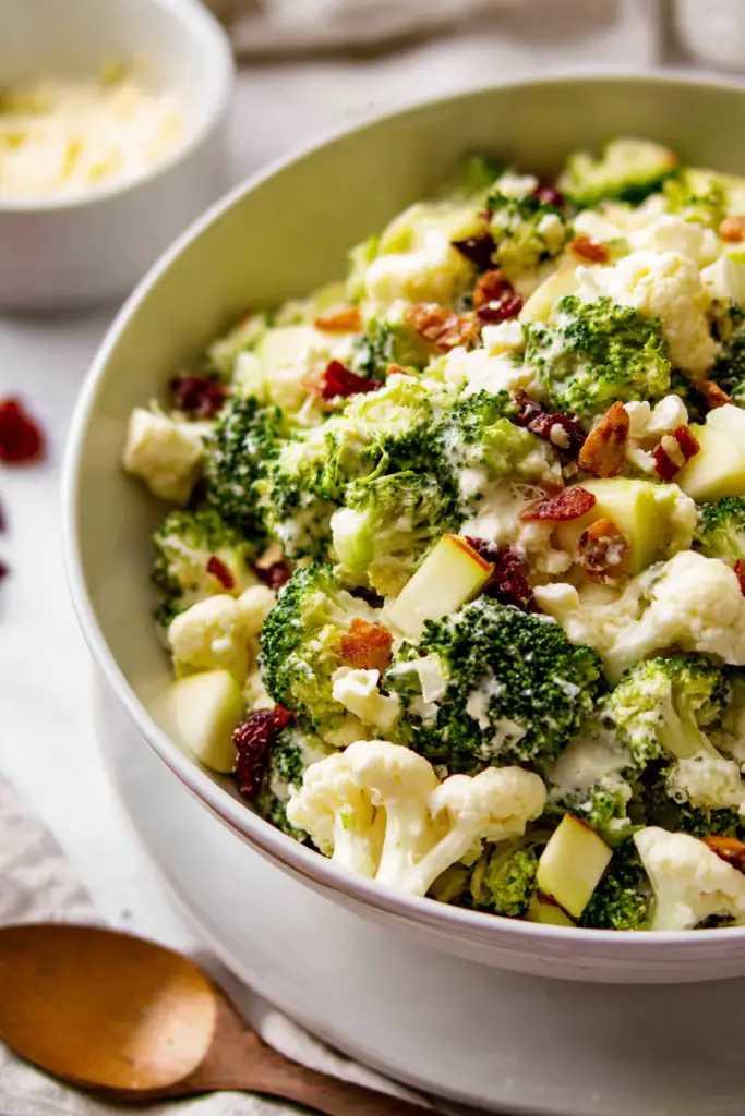 apple broccoli cauliflower salad