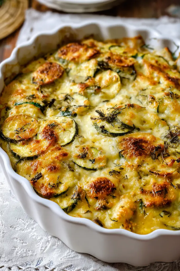 cheesy zucchini bake