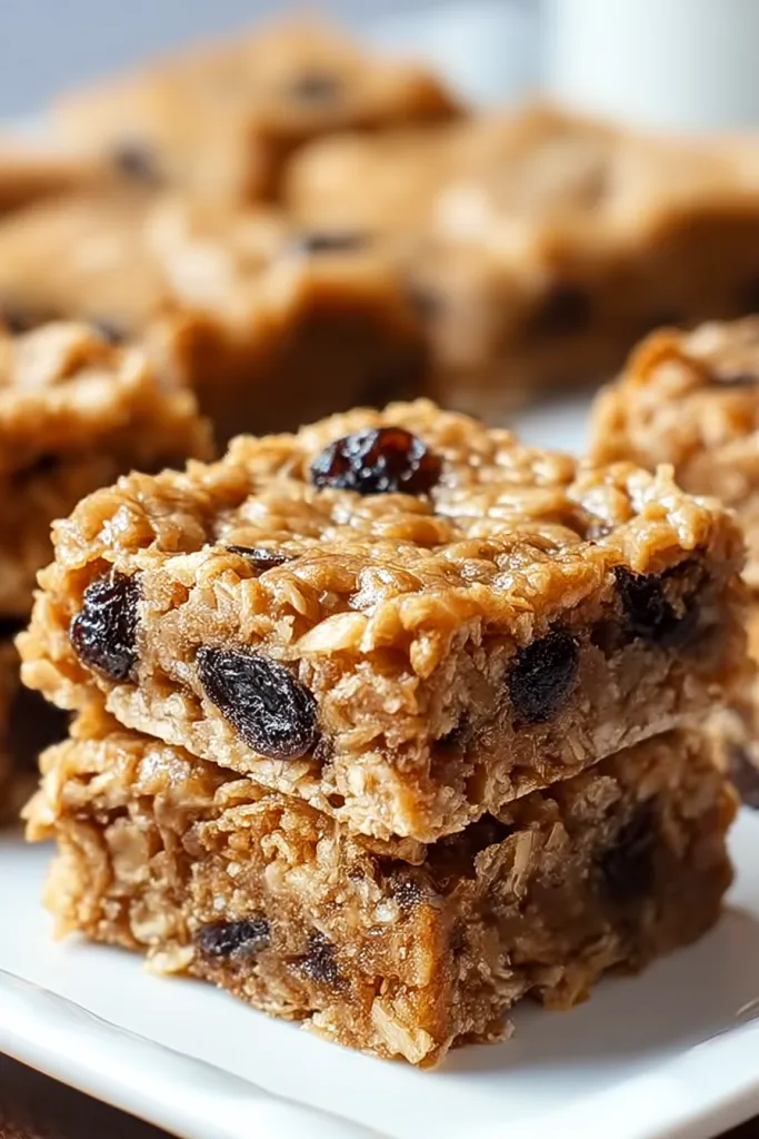 oatmeal raisin cookie bars