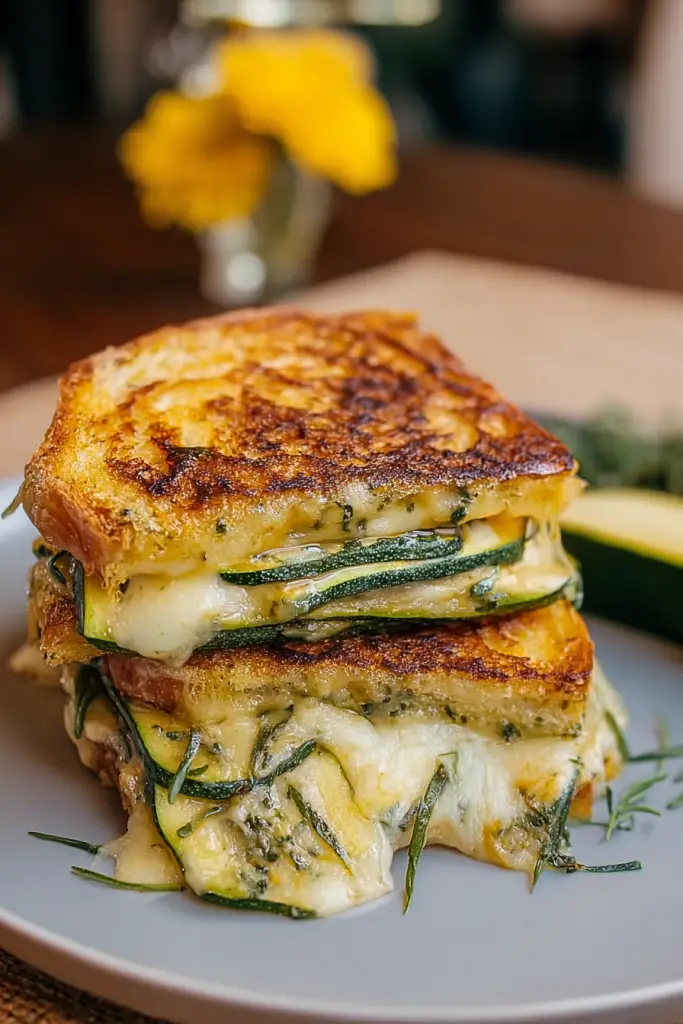 zucchini grilled cheese