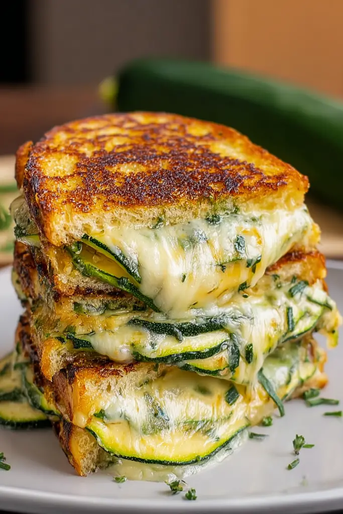 zucchini grilled cheese