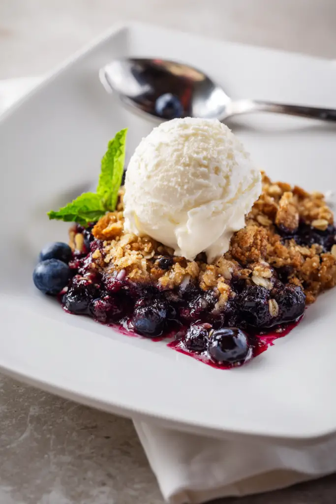 blueberry crisp recipe