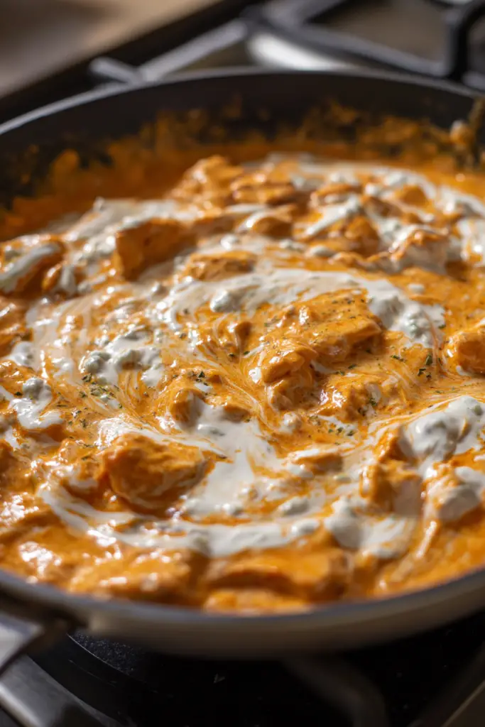 buffalo chicken stuffed peppers