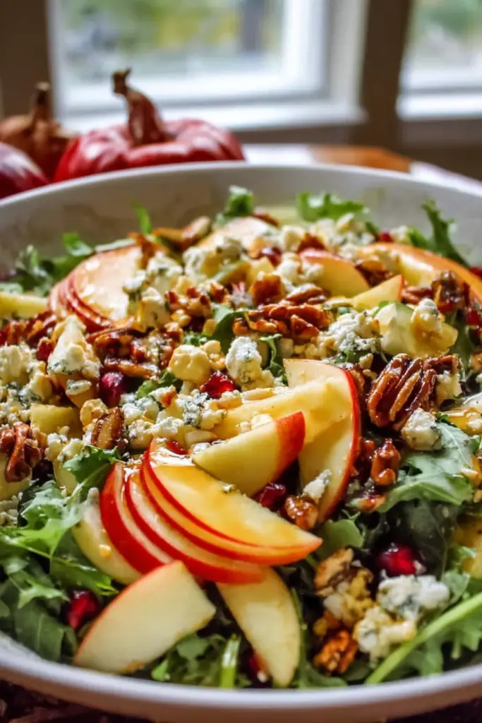 Honeycrisp apple feta salad