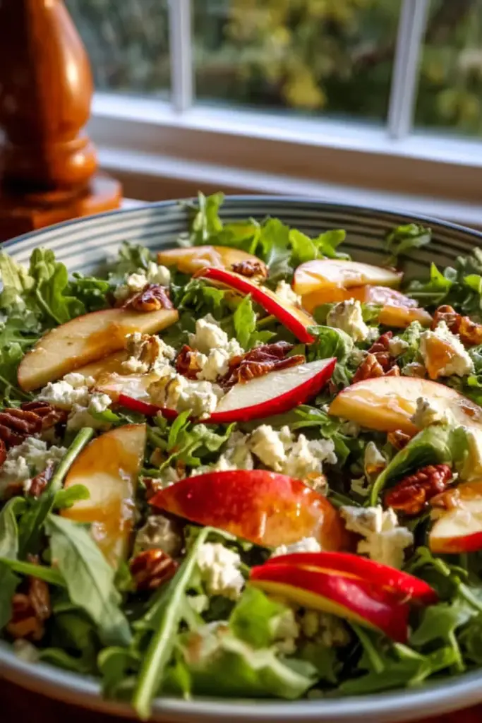 Honeycrisp apple feta salad