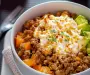 Cheese Bowl with Ground Beef Recipe (High-Protein)