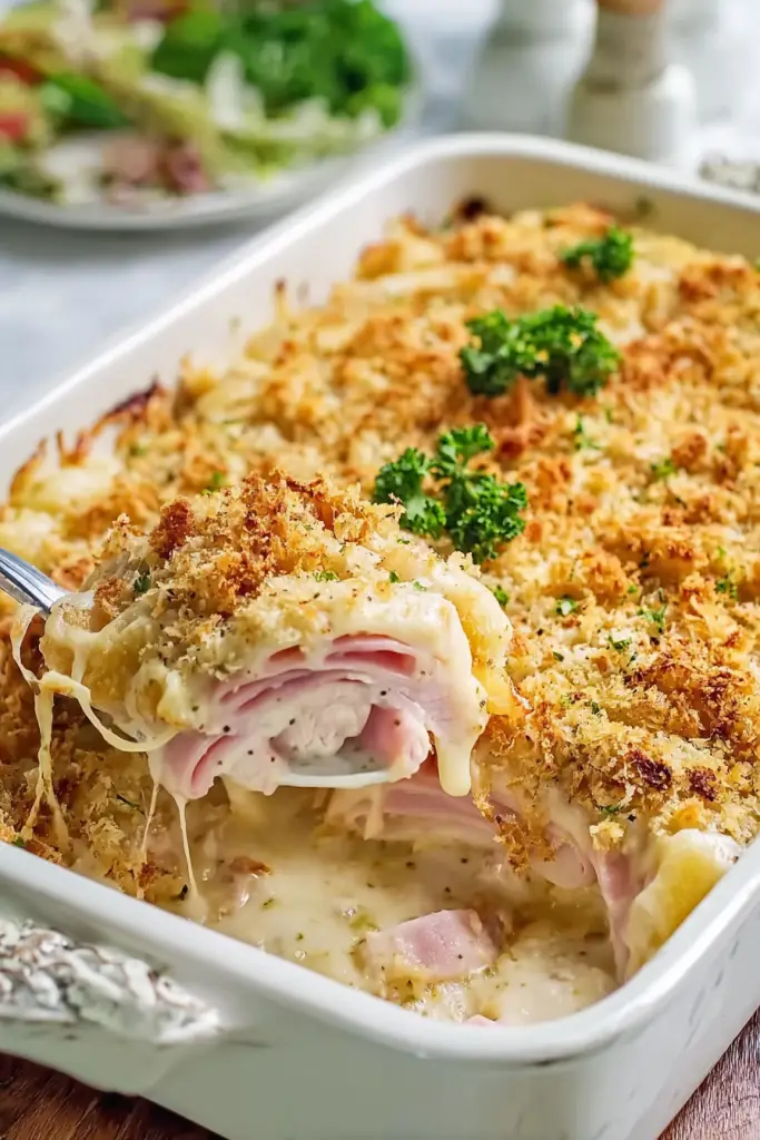 Chicken Cordon Bleu Casserole