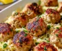 Greek Chicken Meatballs with Lemon Orzo Recipe