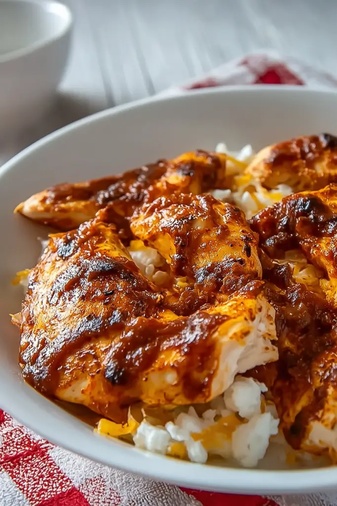 cottage cheese BBQ chicken