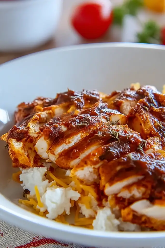 cottage cheese BBQ chicken