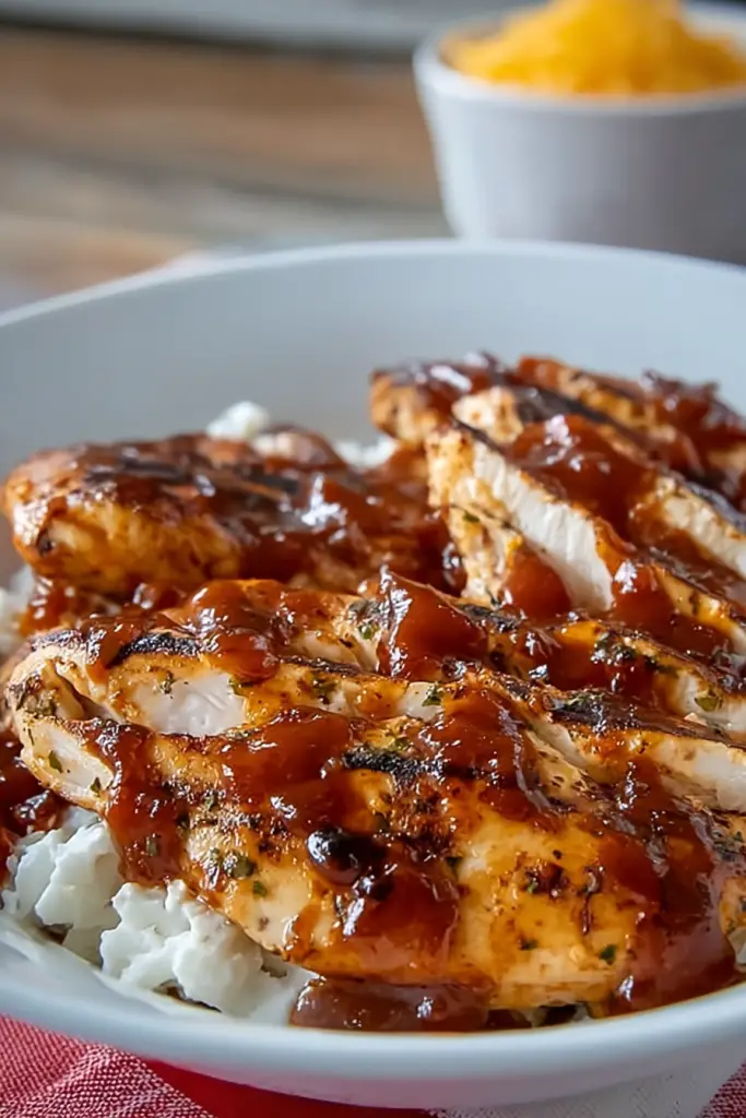 cottage cheese BBQ chicken