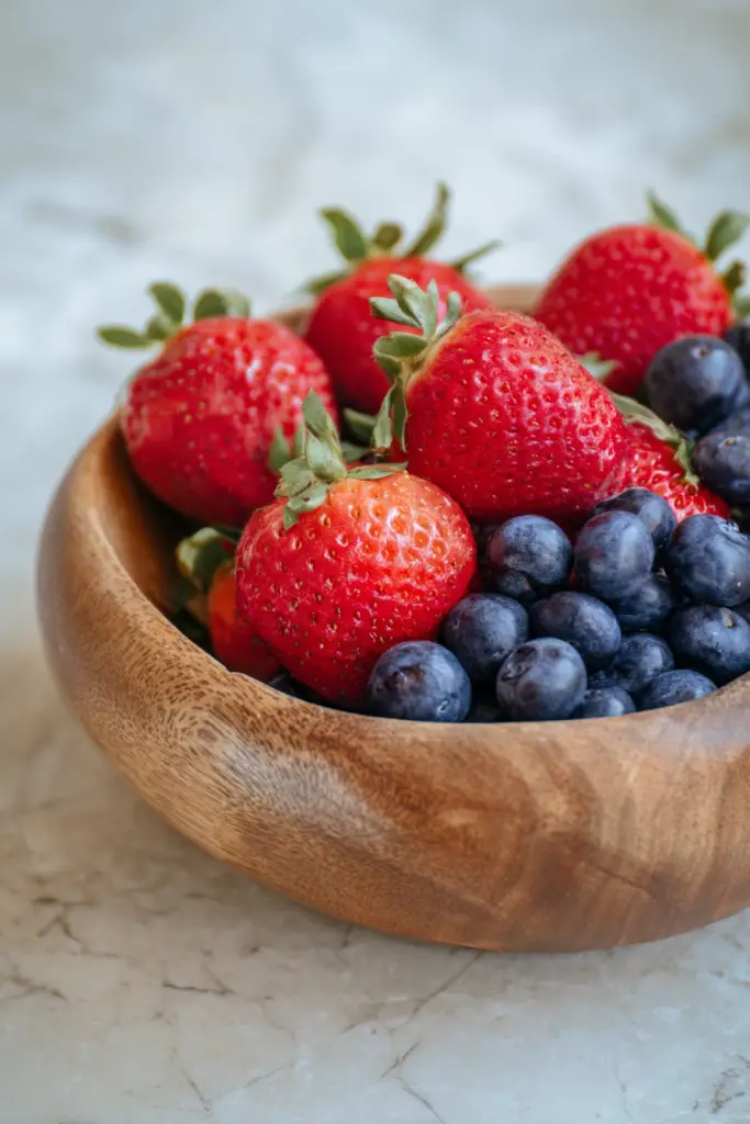 Red White Blue Cheesecake Salad