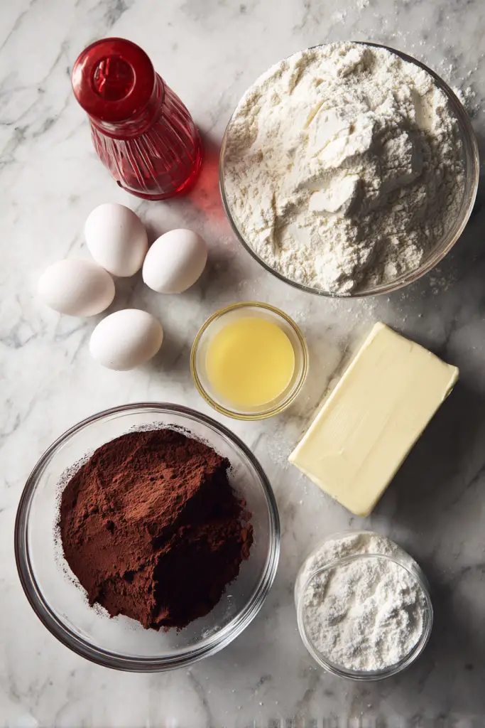 Red Velvet Crinkle Cookies