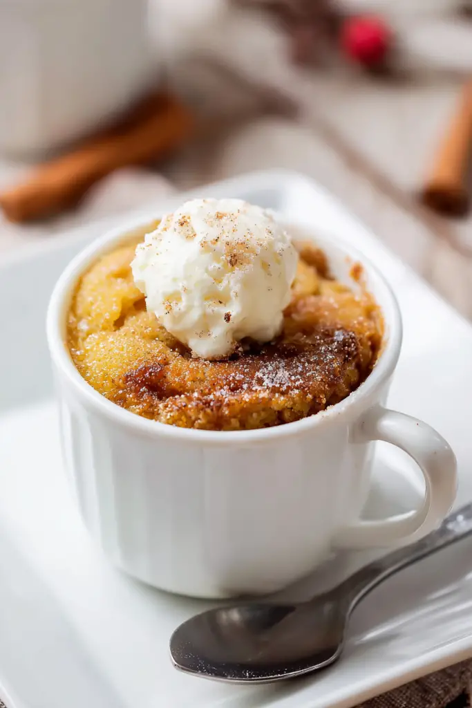 apple mug cake